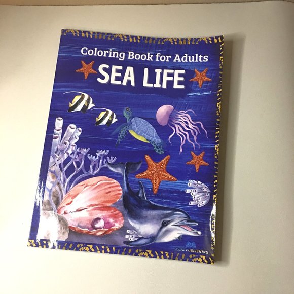 SEA LIFE - Coloring Book for Adults : Marine Life NEW!!! - Picture 7 of 13